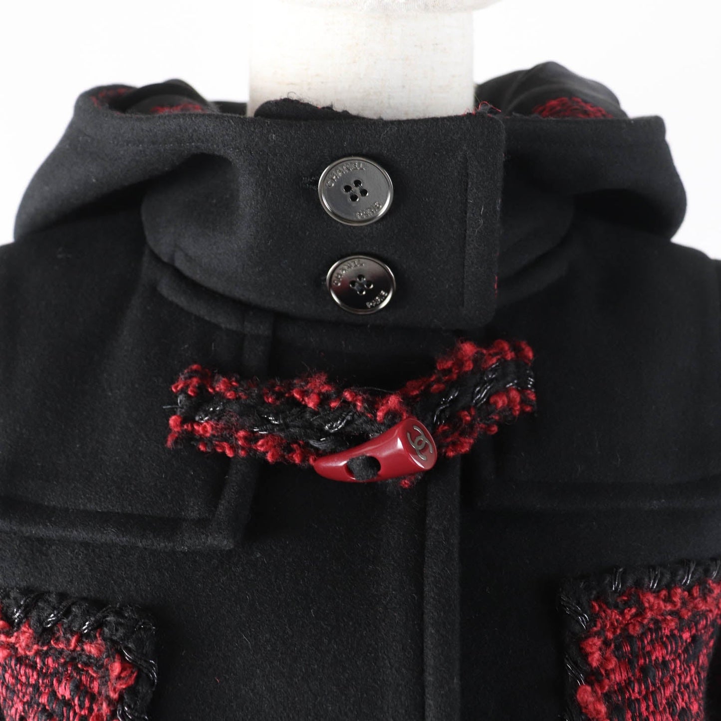 Chanel P42310W05008 Wool Acrylic Silk Blend Tweed Coat