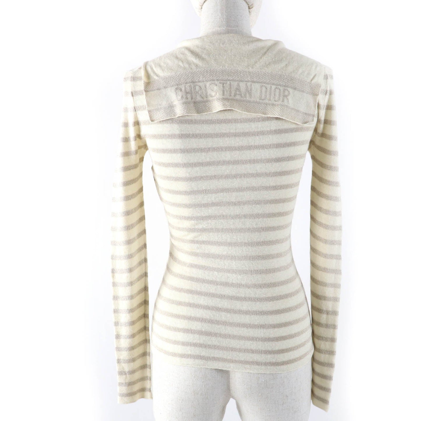 Christian Dior 214S27AM903 Linen Rayon Linen Cashmere Silk Knit