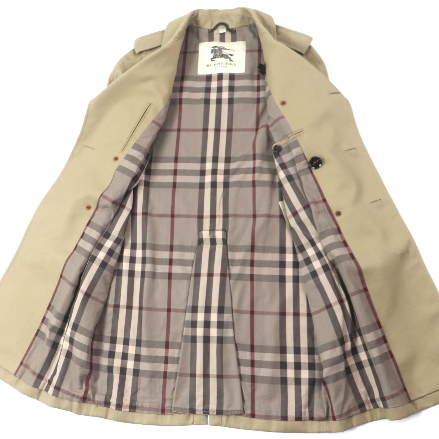 Burberry London Trench Coat Polyester Cotton Trench Coat