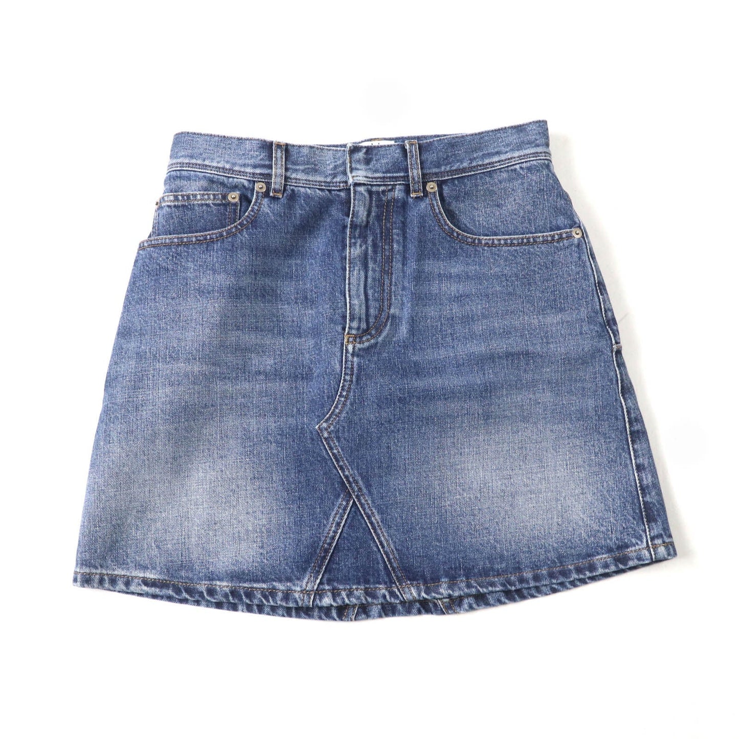 Christian Dior 422J21A3830 Cotton Denim Mini Skirt