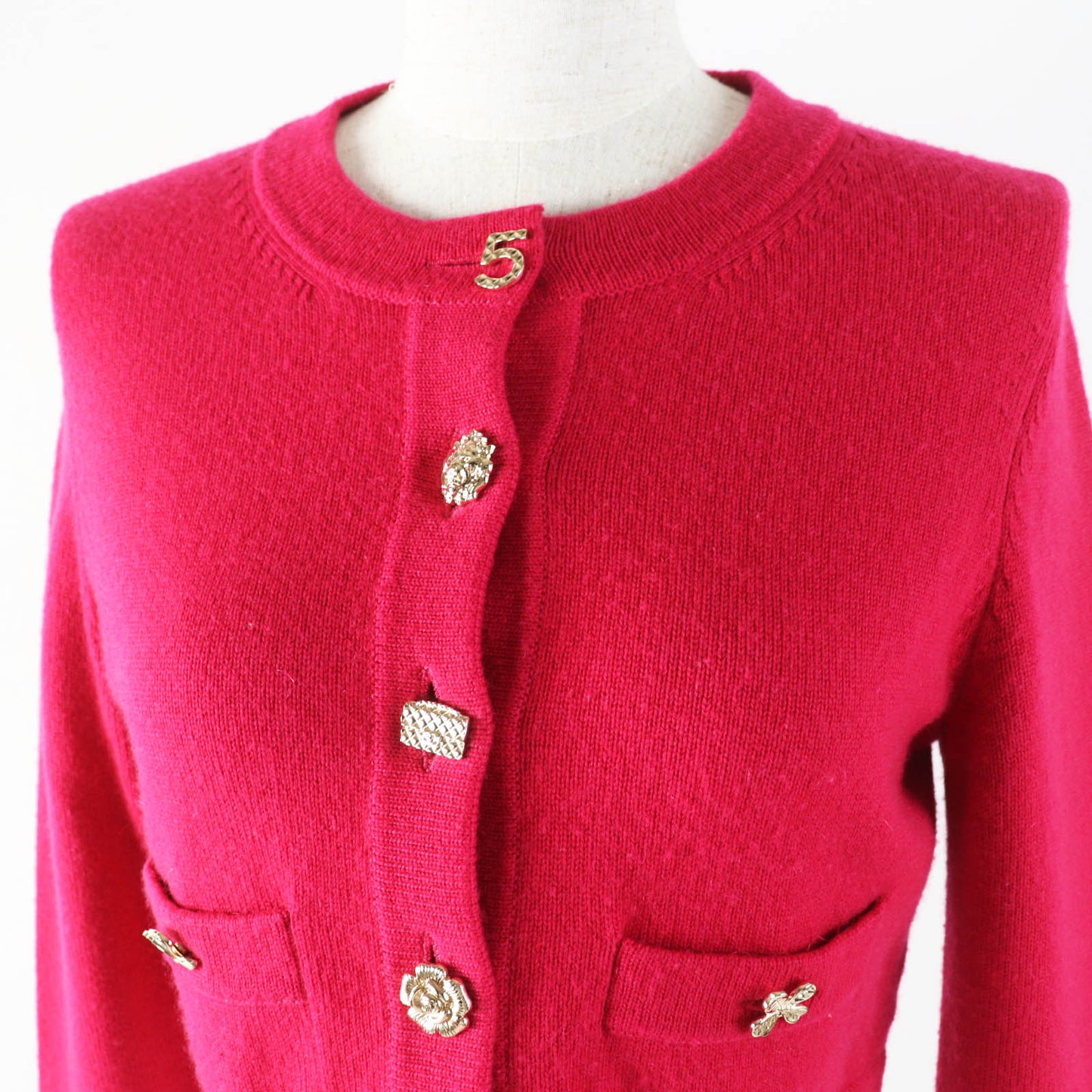 Chanel 22AW Lucky Charm Cashmere Cardigan