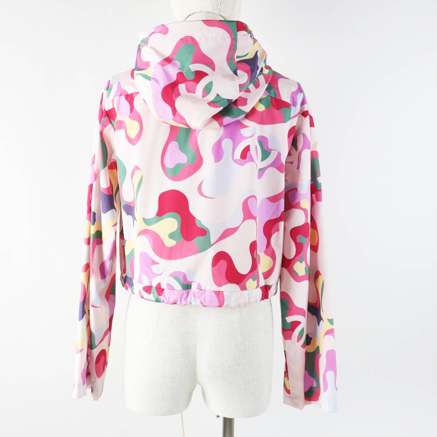 Chanel P70173 Silk Cotton Hooded Jacket