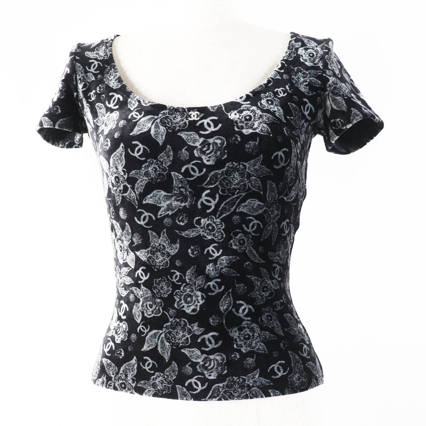 Chanel P78132 Viscose Polyamide Top