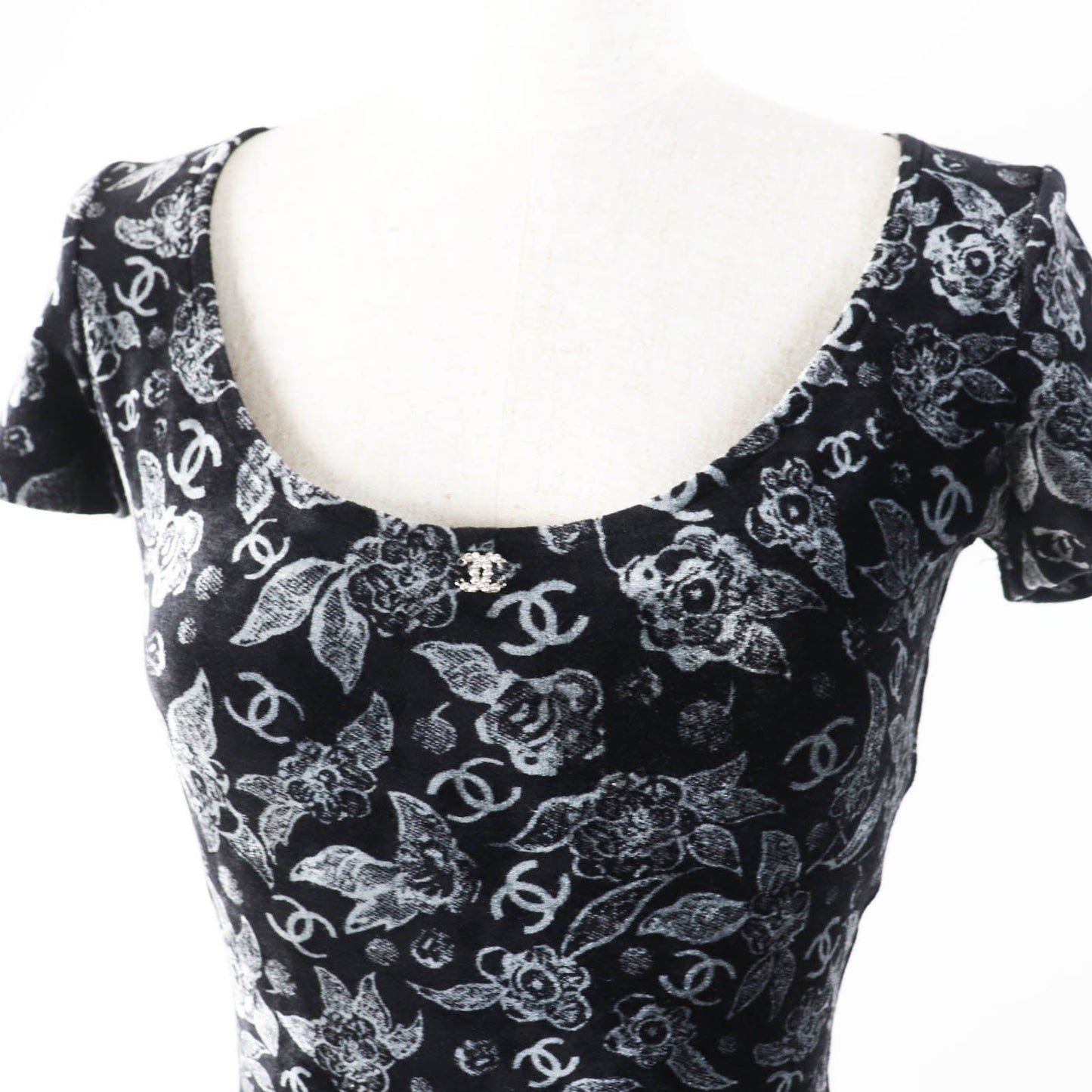Chanel P78132 Viscose Polyamide Top