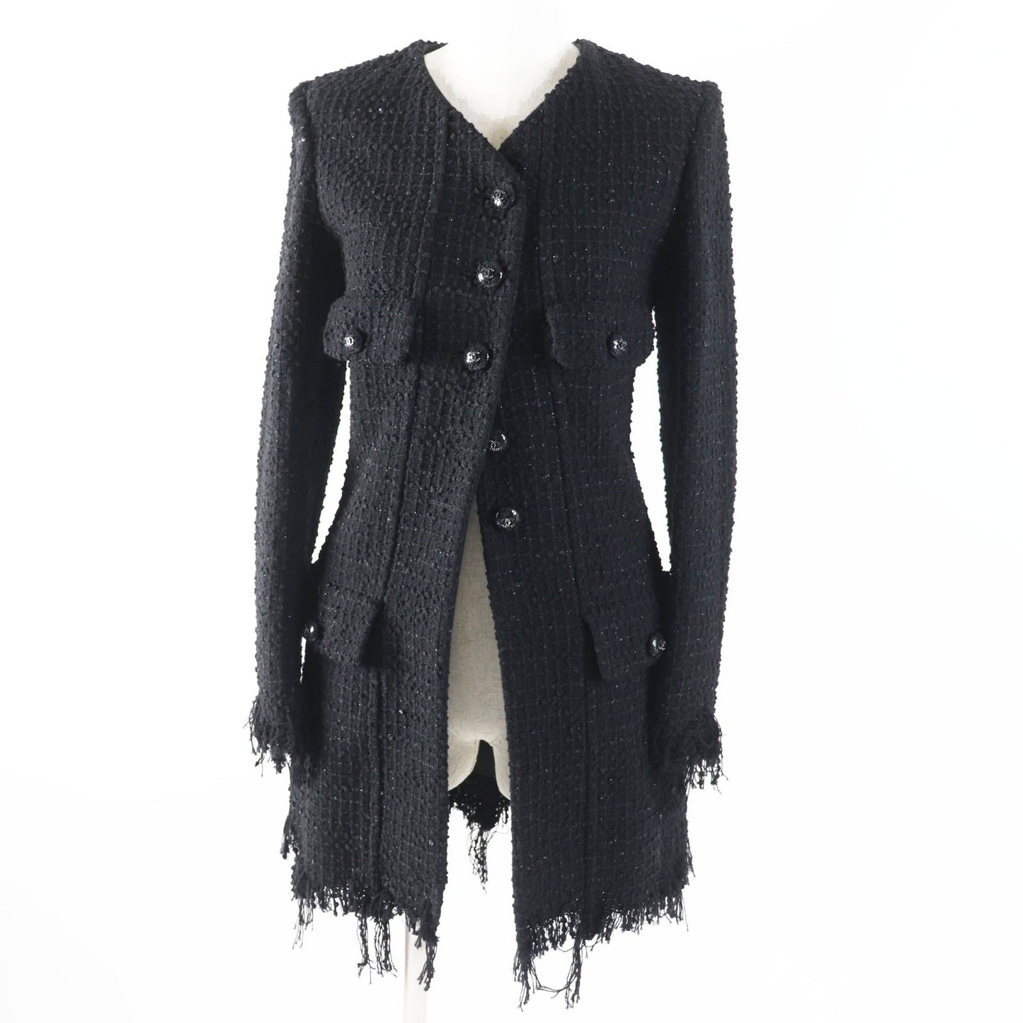 Chanel 22C P71826 Cotton Polyamide Coat