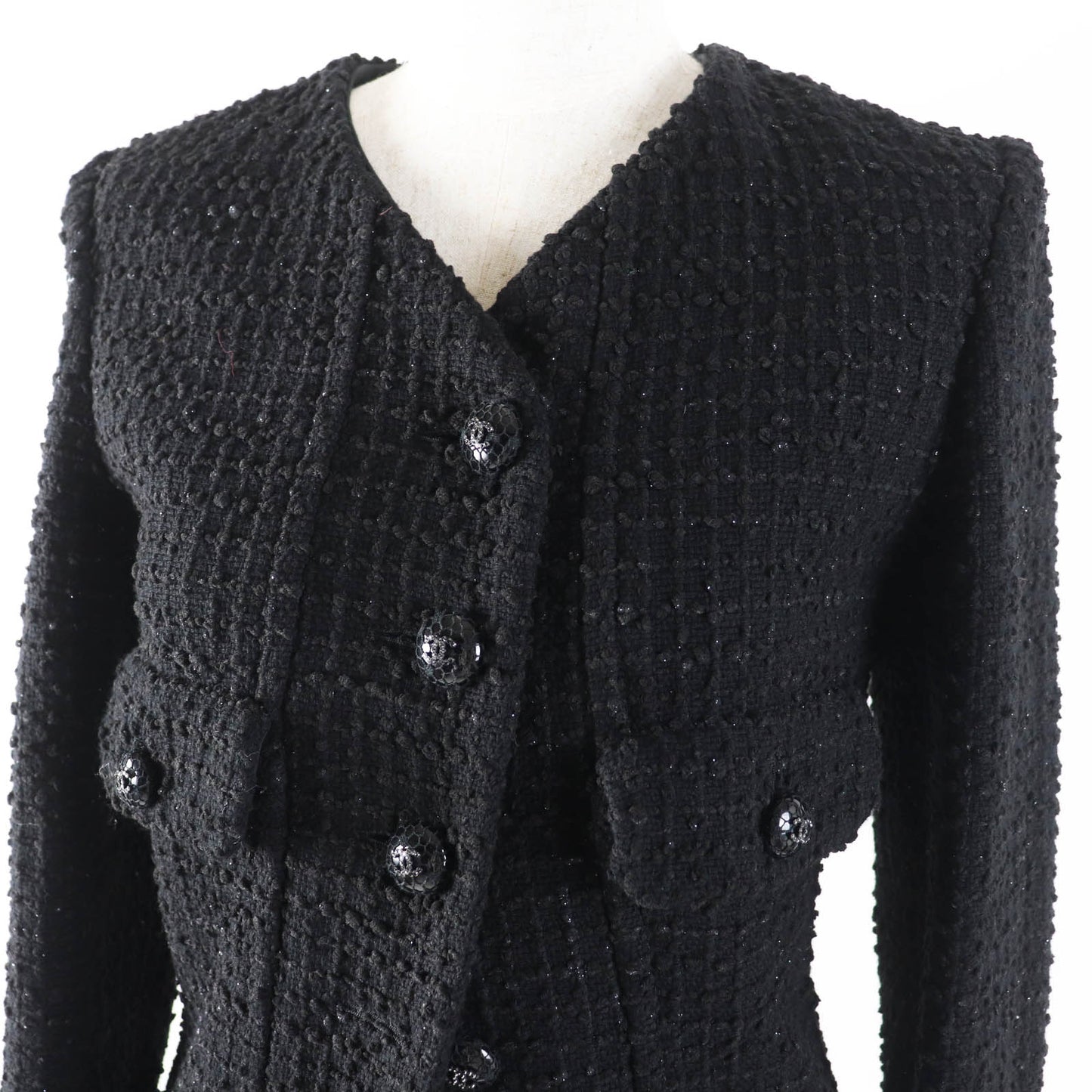 Chanel 22C P71826 Cotton Polyamide Coat