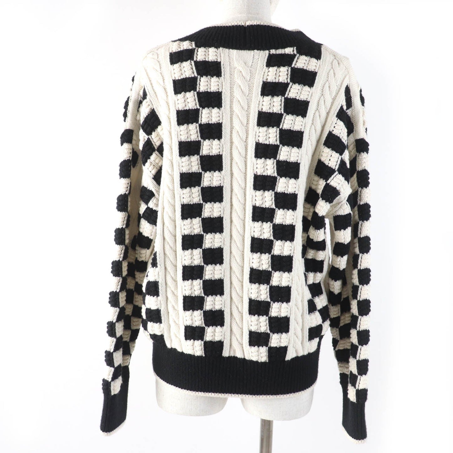Chanel COCO Mark Button Deep cashmere Knit