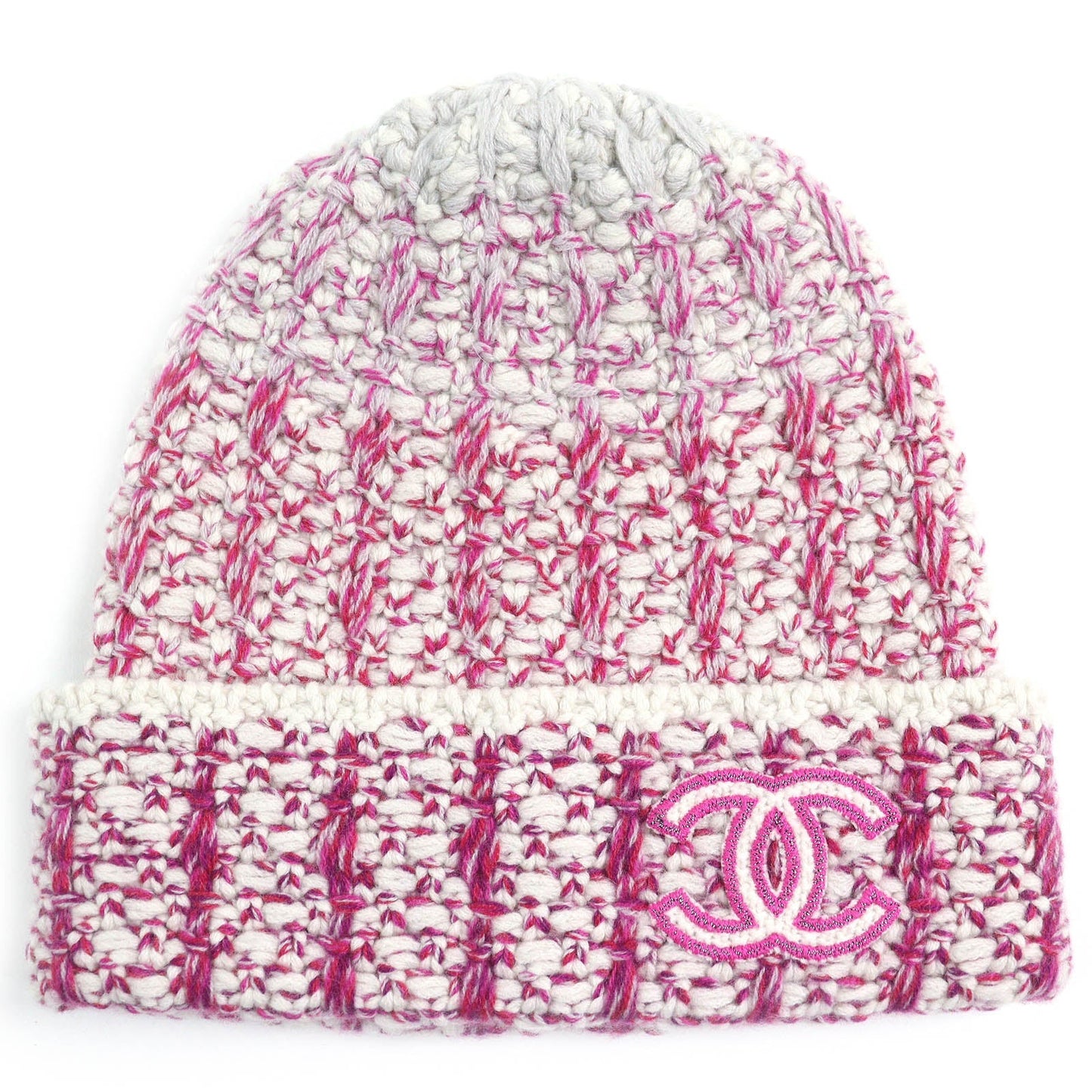 Chanel COCO Mark Cashmere Knit Cap