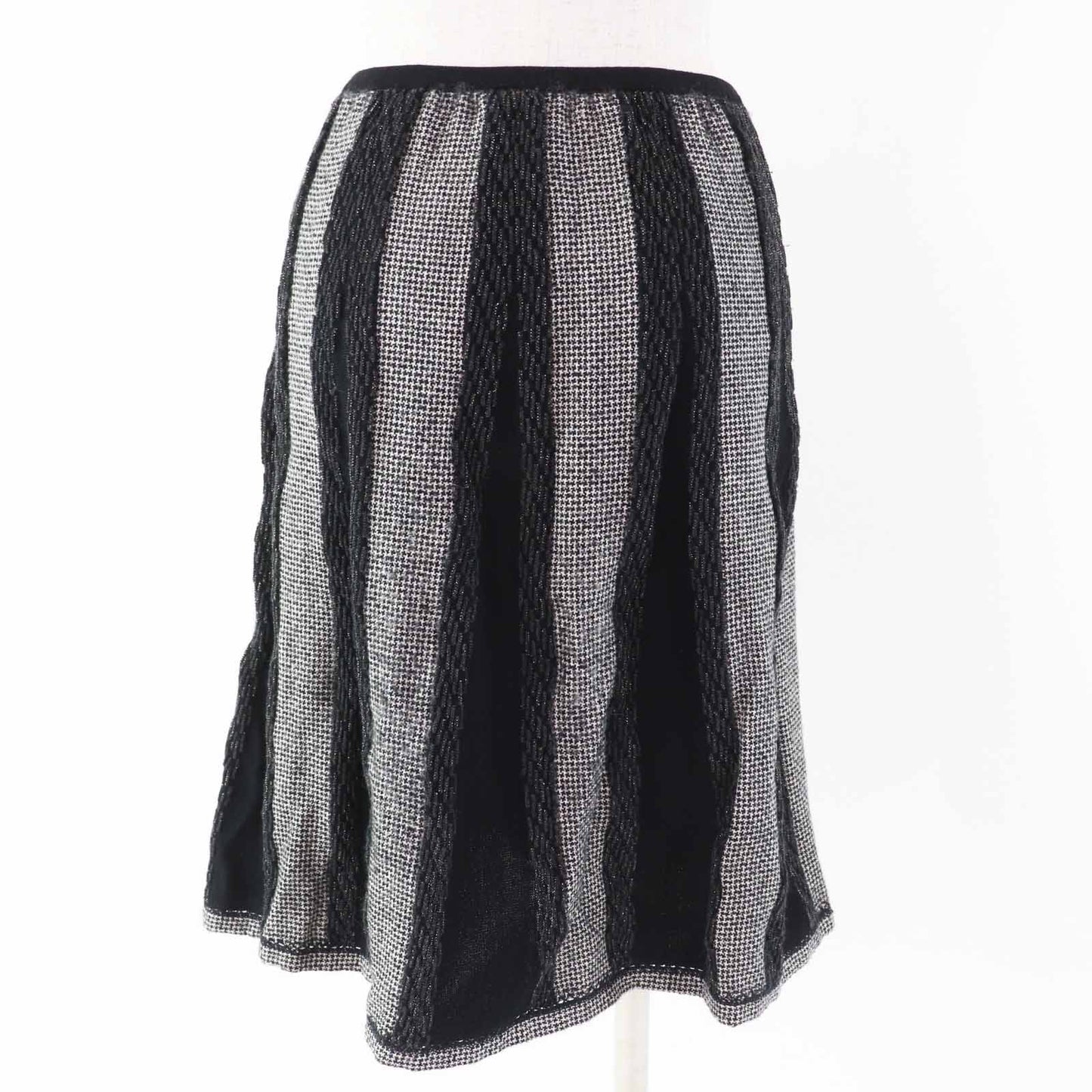 Chanel COCOMark plate Wool Skirt
