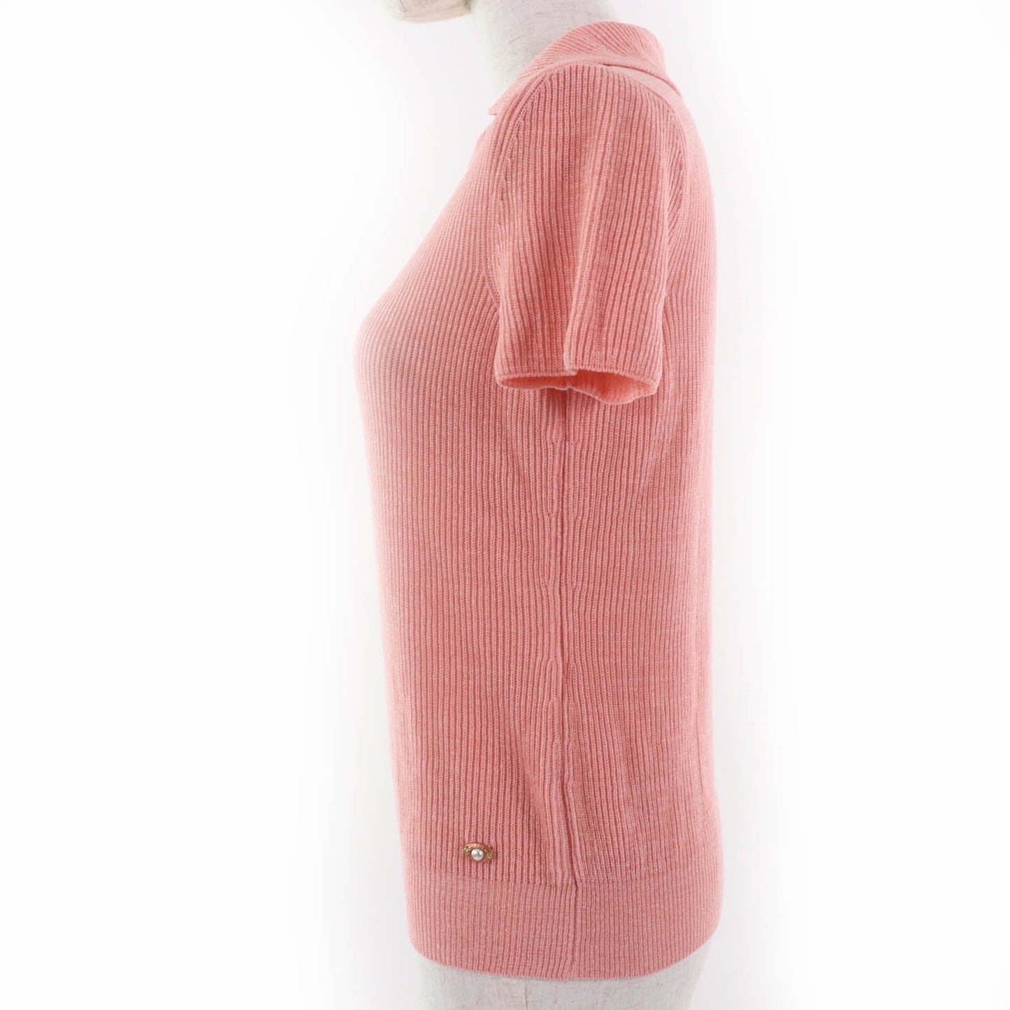Chanel COCO Mark Parts Knit Short Sleeve Top