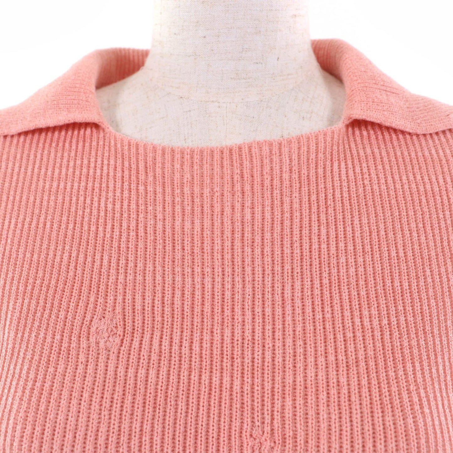 Chanel COCO Mark Parts Knit Short Sleeve Top
