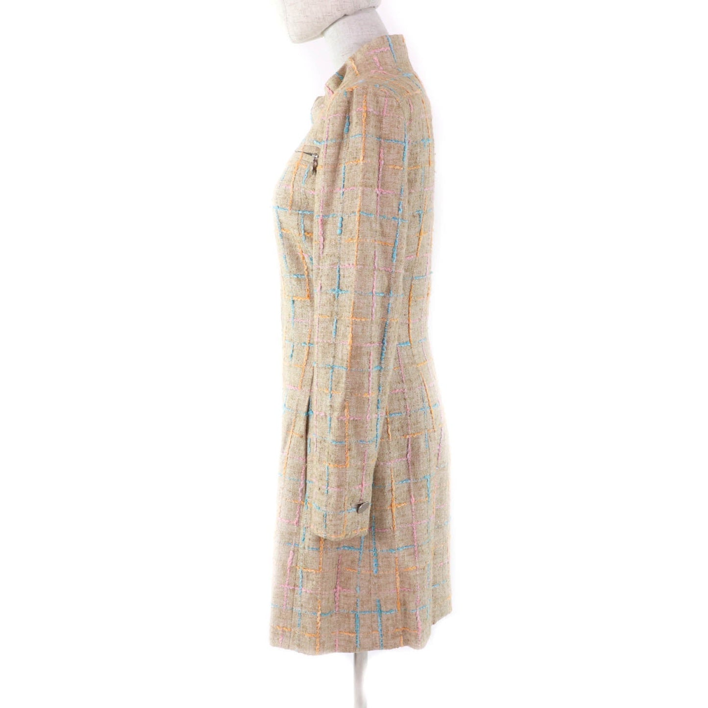 Chanel COCO Mark Buttoned Viscose (rayon) Coat