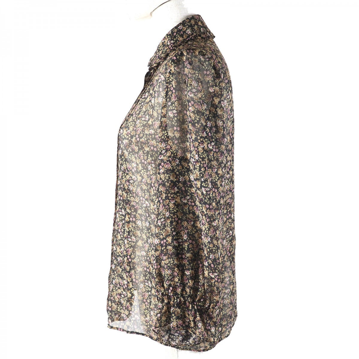 CELINE blo  Main: 100% silk Black Brown type Women 34