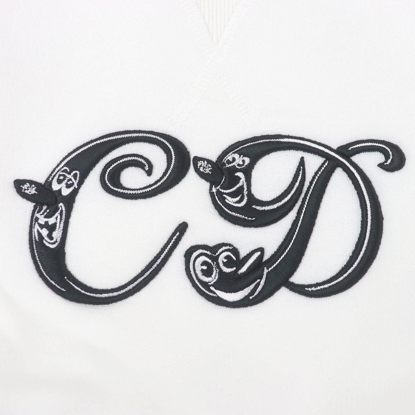 Dior×Kenny Scharf Logo embroidery Cotton Rayon Sweatshirt