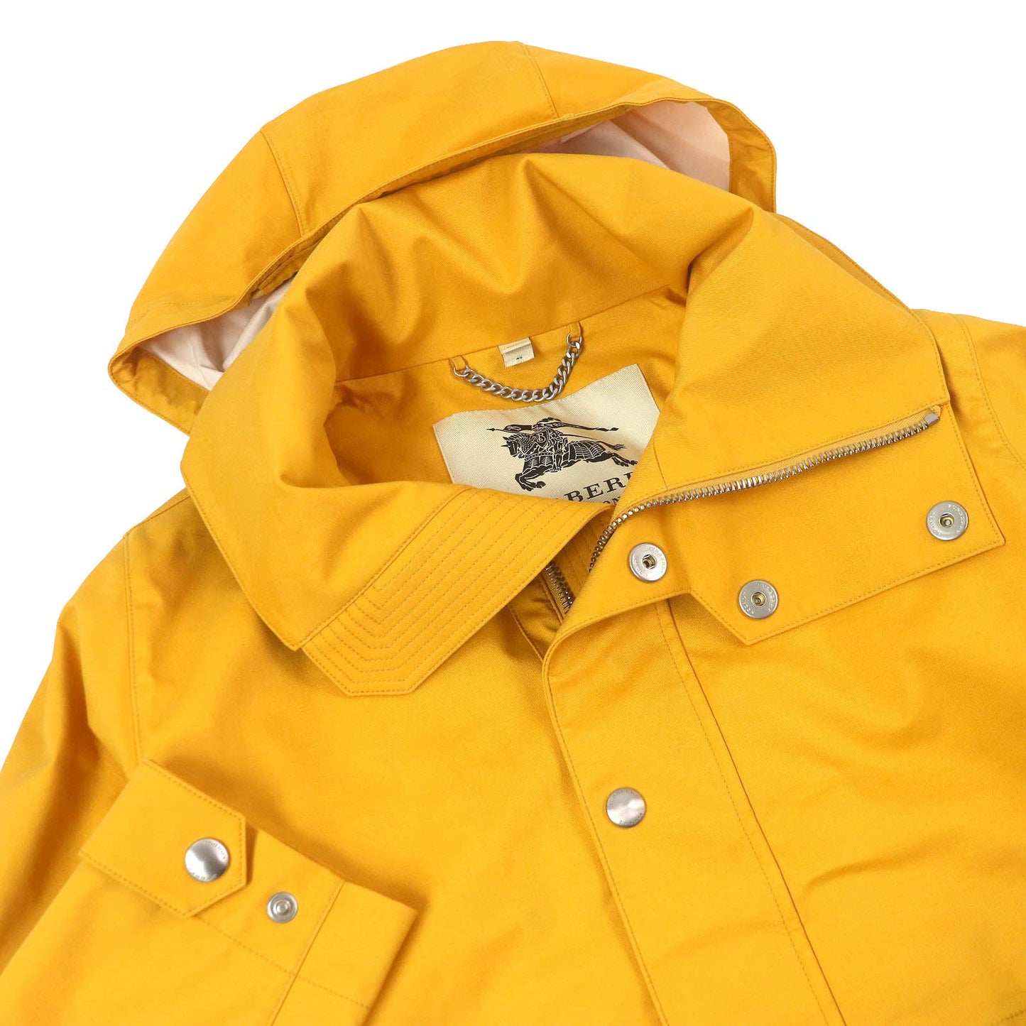 Burberry London Cotton Wool Hooded Mountain Parka