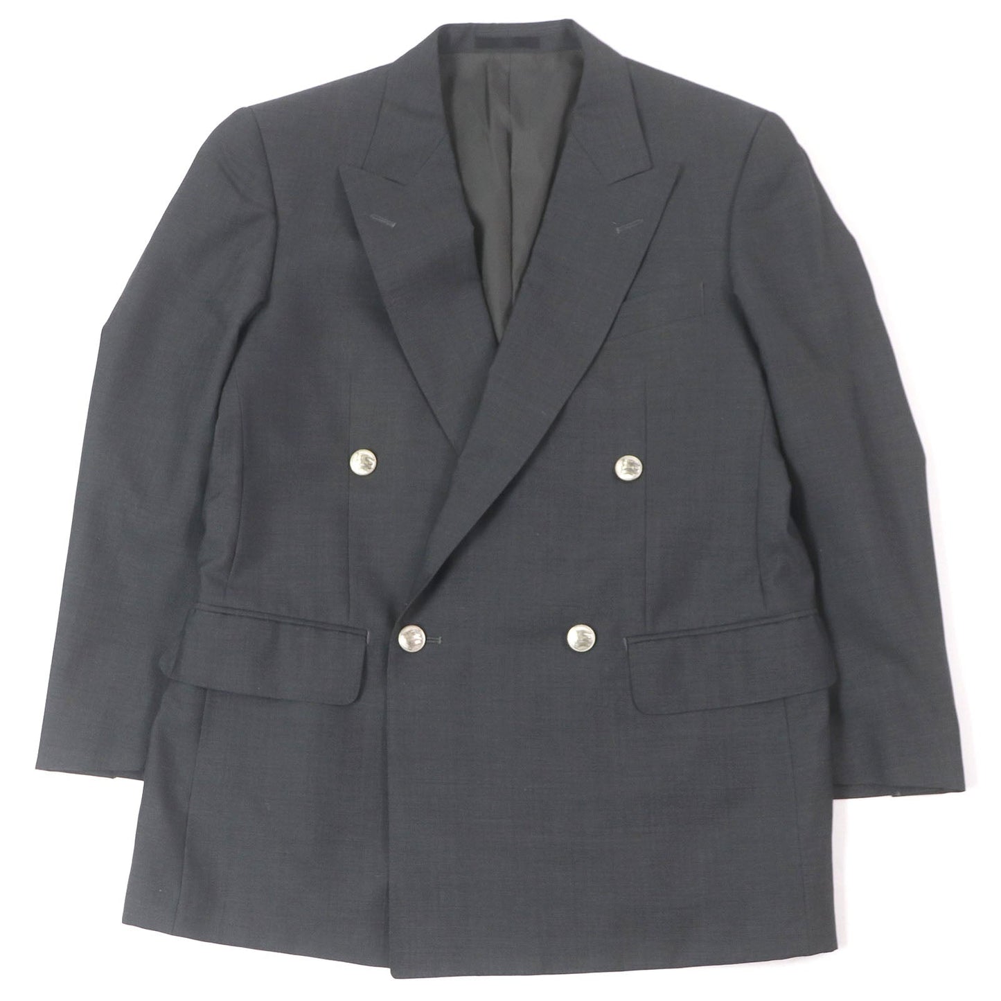 Burberry London Emblem Wool Mohair Tailored Jacket