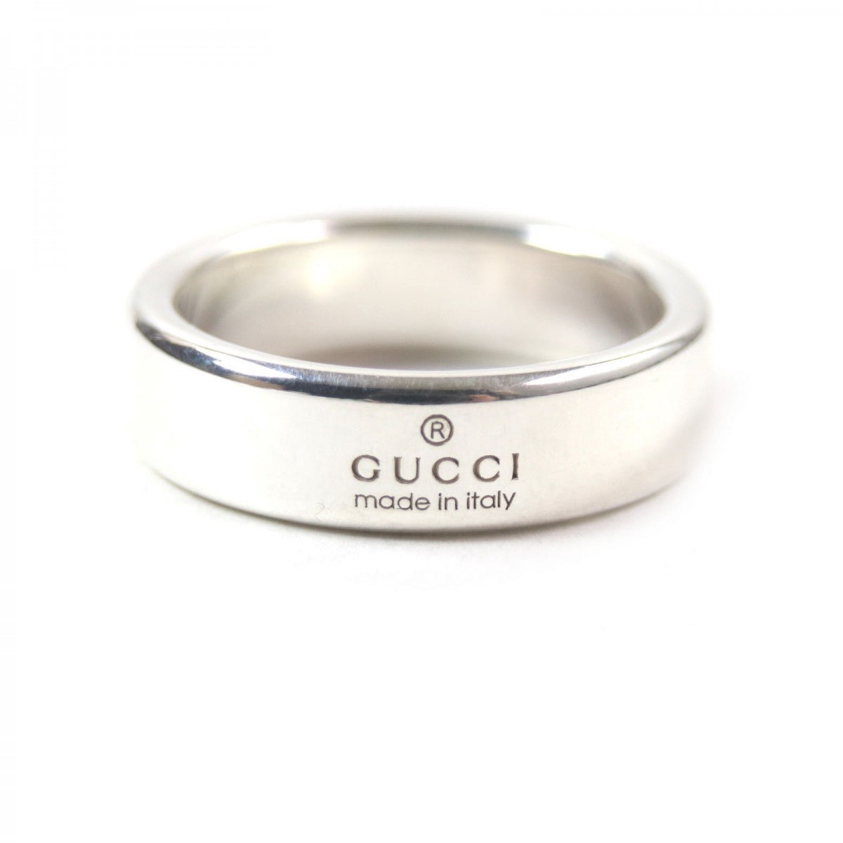 GUCCI Ring 774052 Main�FAG925 Silver Diagonal Interlocking G mens 17