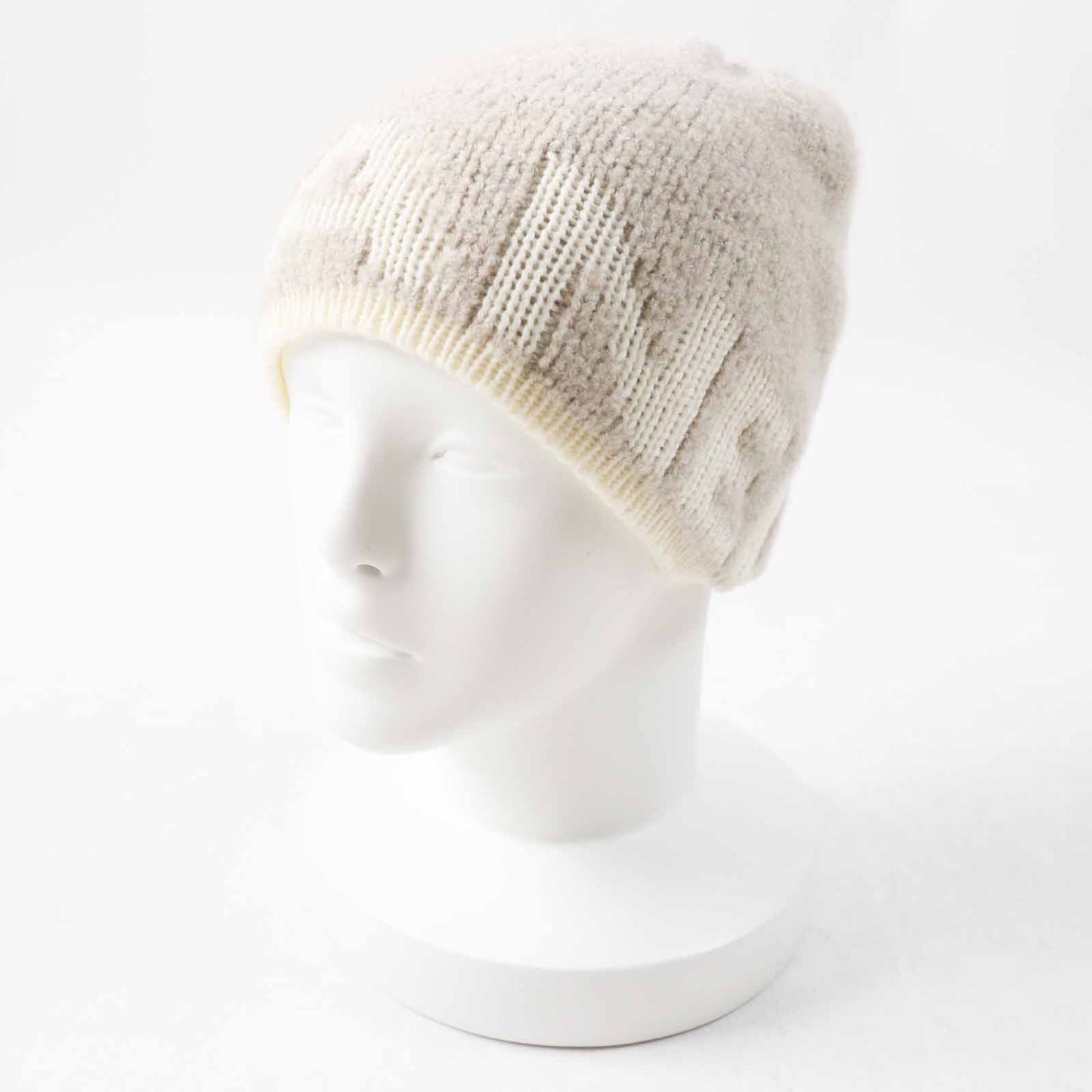 Chanel Logo Cashmere Wool Knit Cap