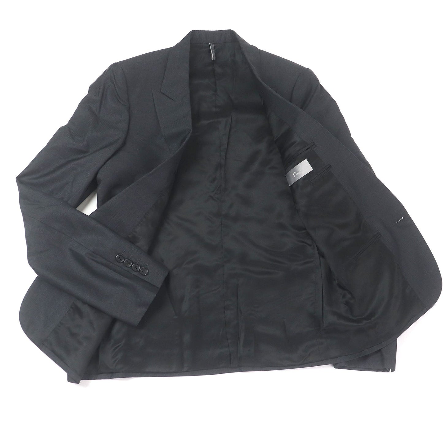 Dior HOMME Eddie's Peak Lapel Single Wool Silk Suit
