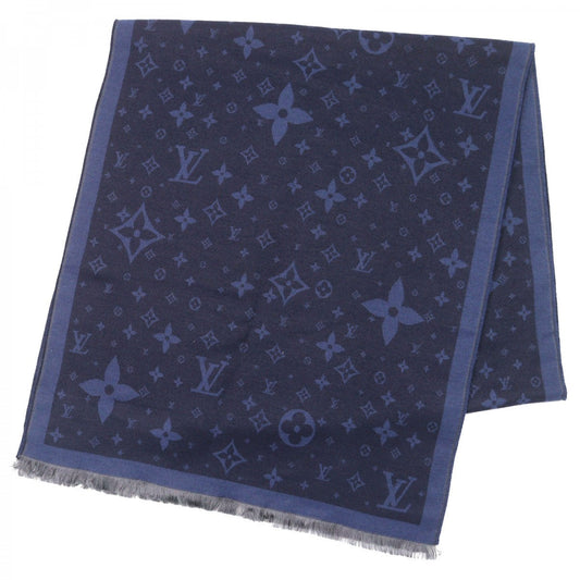 LOUIS VUITTON Stall R98933 Main: 50% silk, Main: 50% wool Navy blue mens