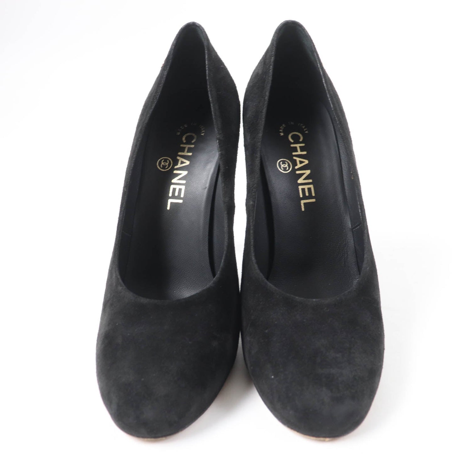 Chanel COCO Mark Suede Leather Pumps