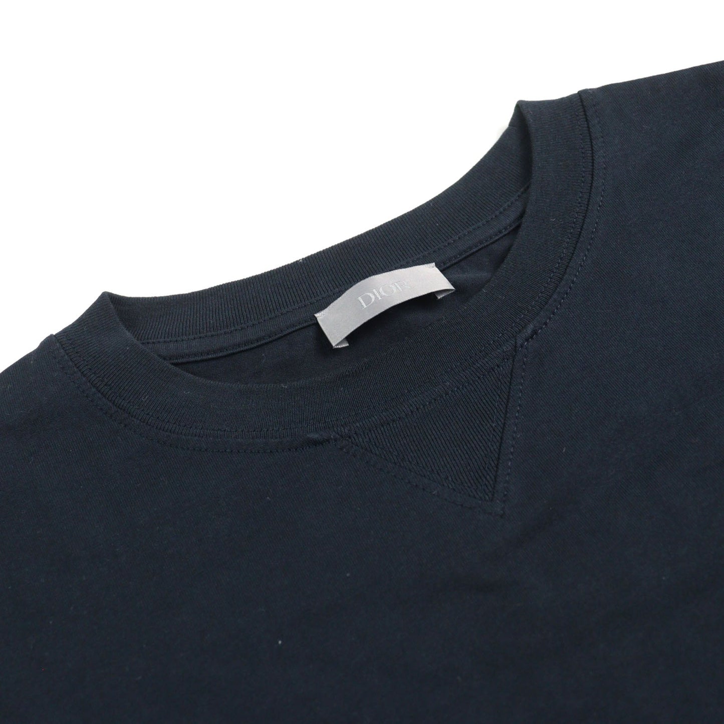 Dior Oblique Layered Over Tee Cotton Silk T-shirt