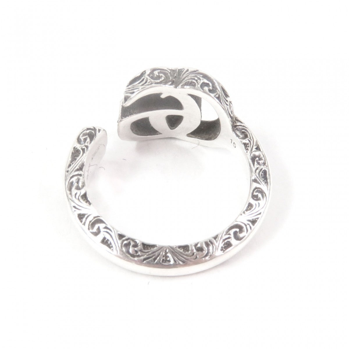 GUCCI Ring 627760 Main�FSV925 Silver Arabesque mens