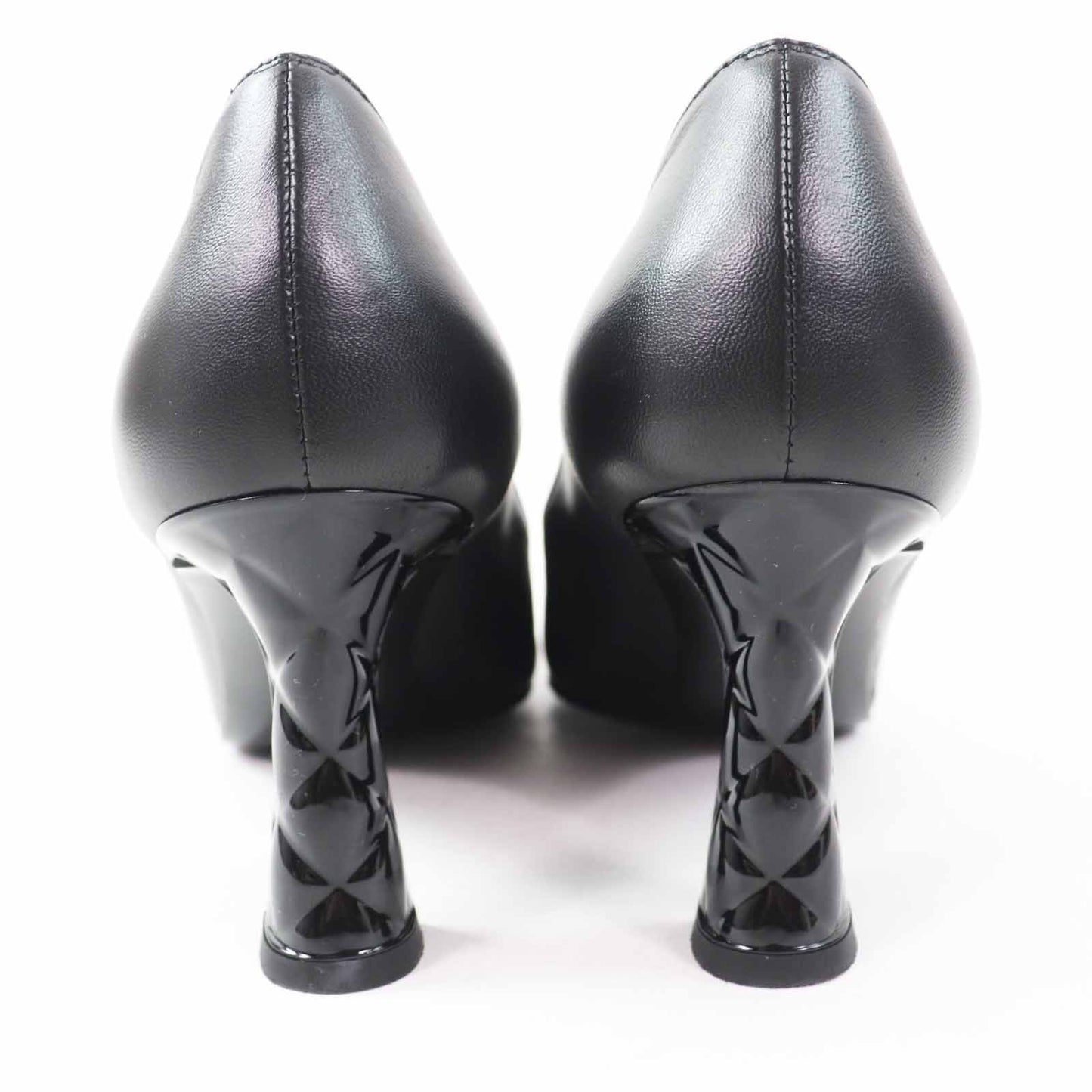 Chanel Matelassehir COCO Mark Leather Pumps