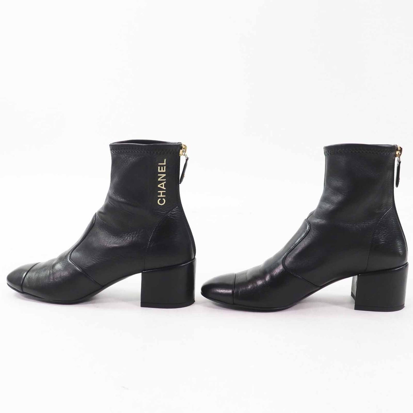 Chanel COCO Mark Leather Boots