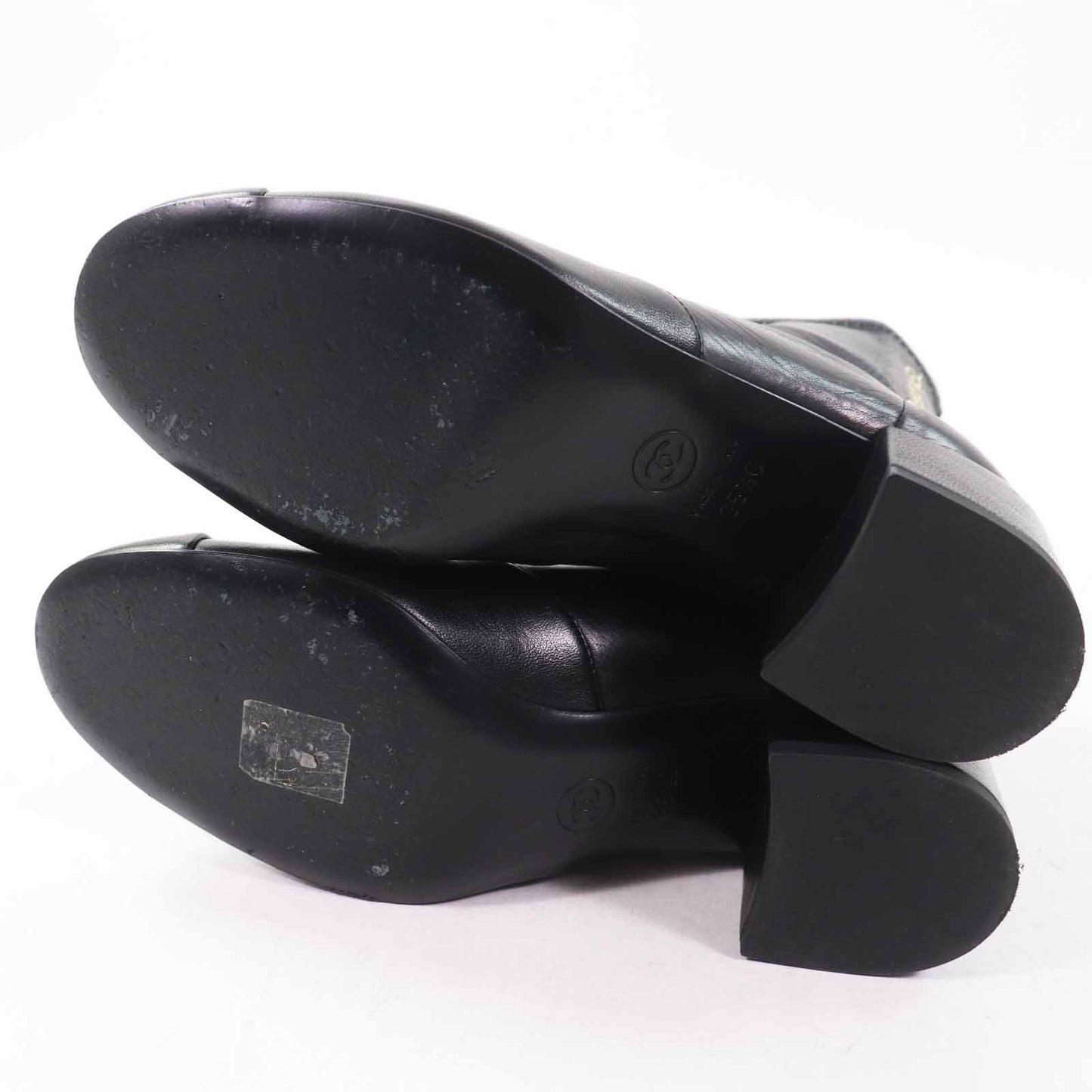 Chanel COCO Mark Leather Boots