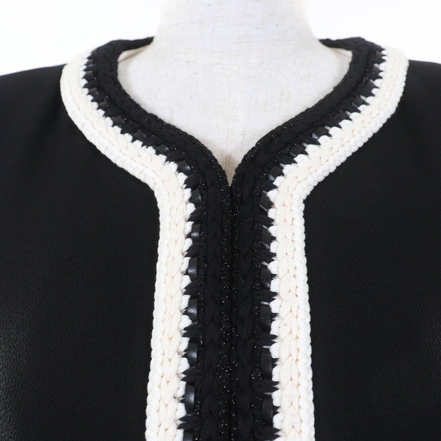 Chanel COCO Mark Button Silk Jacket