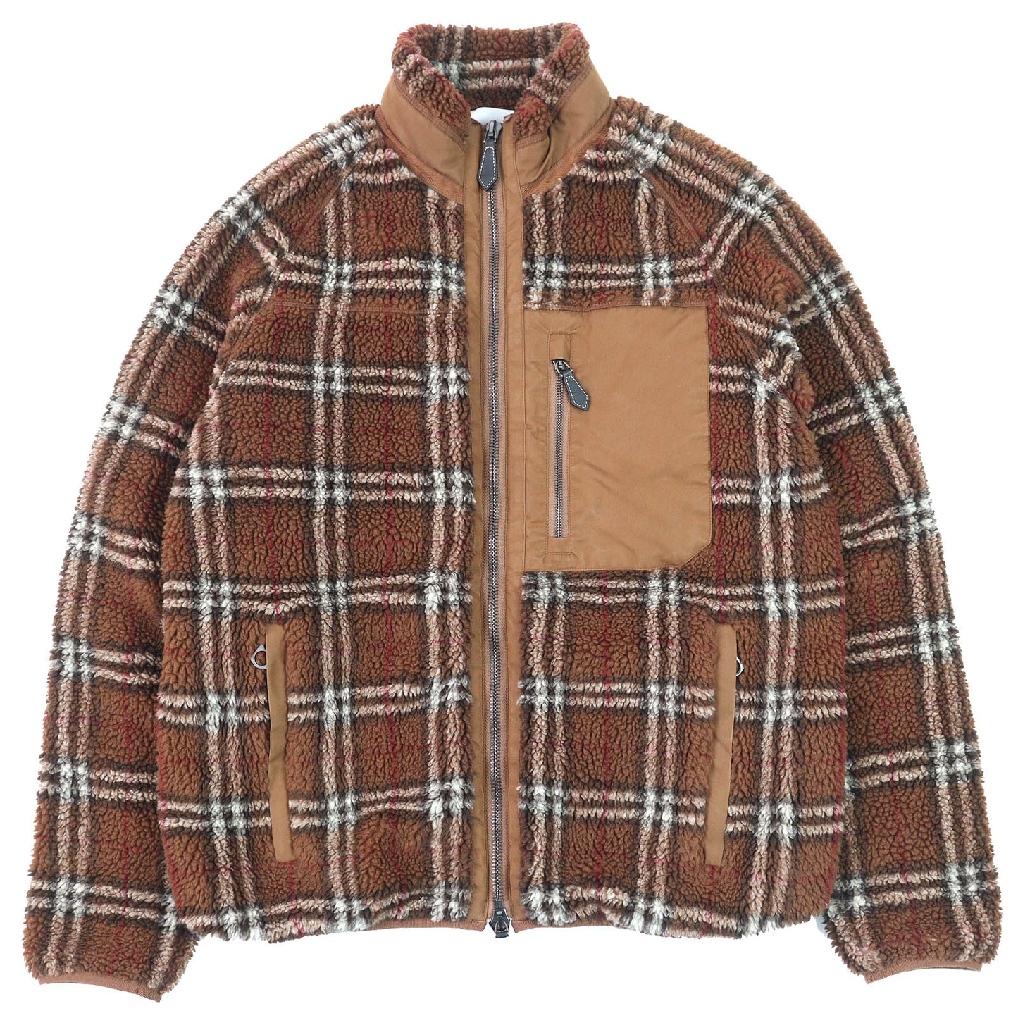 Burberry Nova Check Pattern Acrylic Jacket