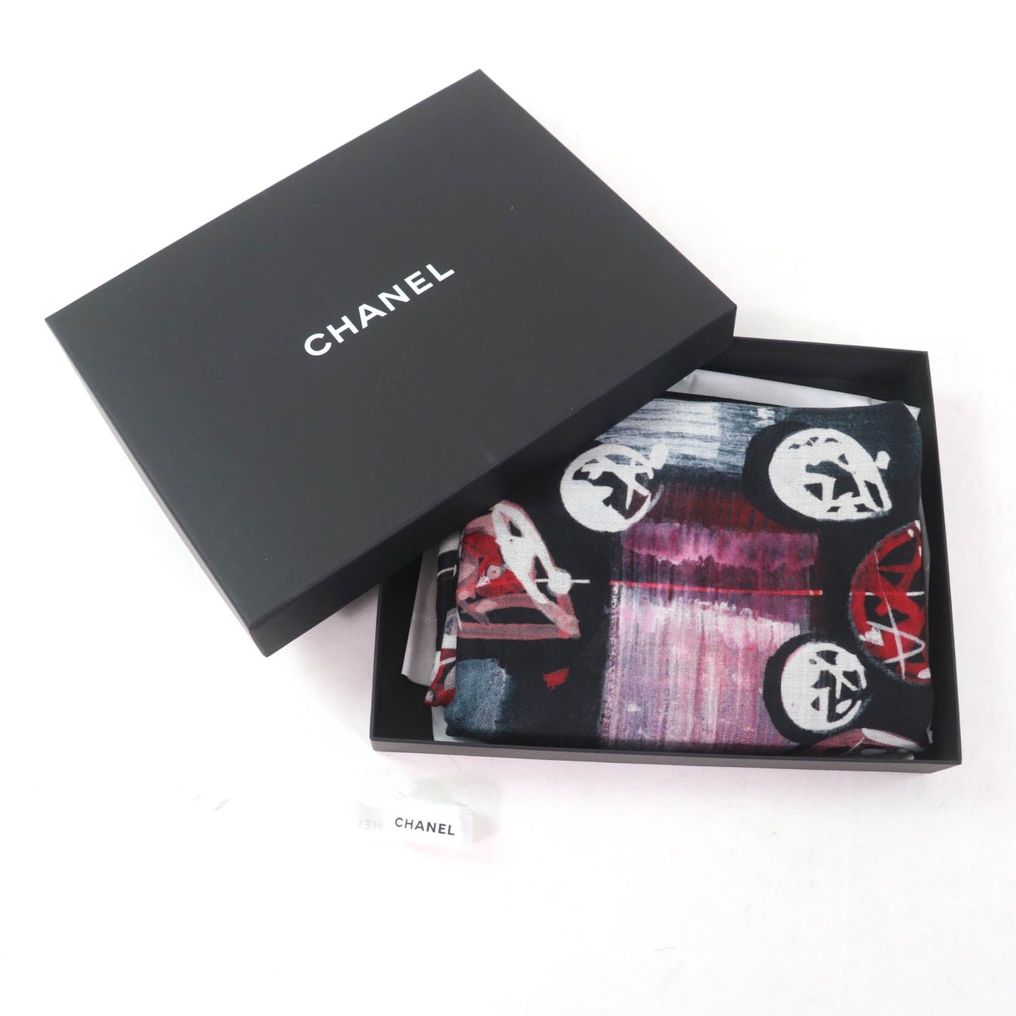 Chanel Tweed Cashmere Scarf