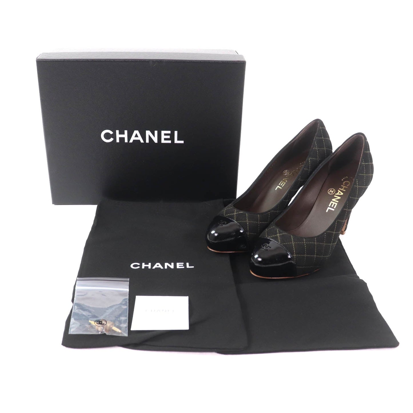 Chanel COCO Mark Matelasse Quilting Pumps