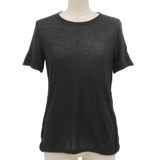 CHANEL Short sleeve knit P39410 cashmere black 38