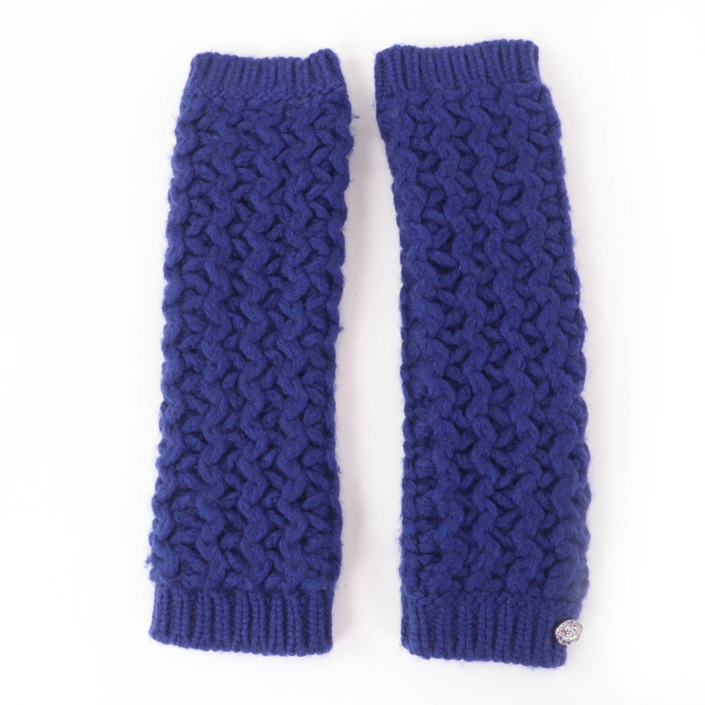 Chanel Snood knitted neck warmer and arm warmer Wool 2way accessory