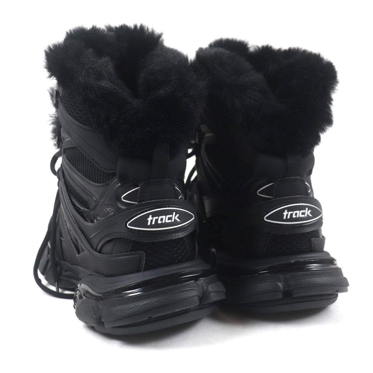 BALENCIAGA High cut sneakers 668557 Main: Leather, Main: Rubber, Part: black Track Hike High mens 41