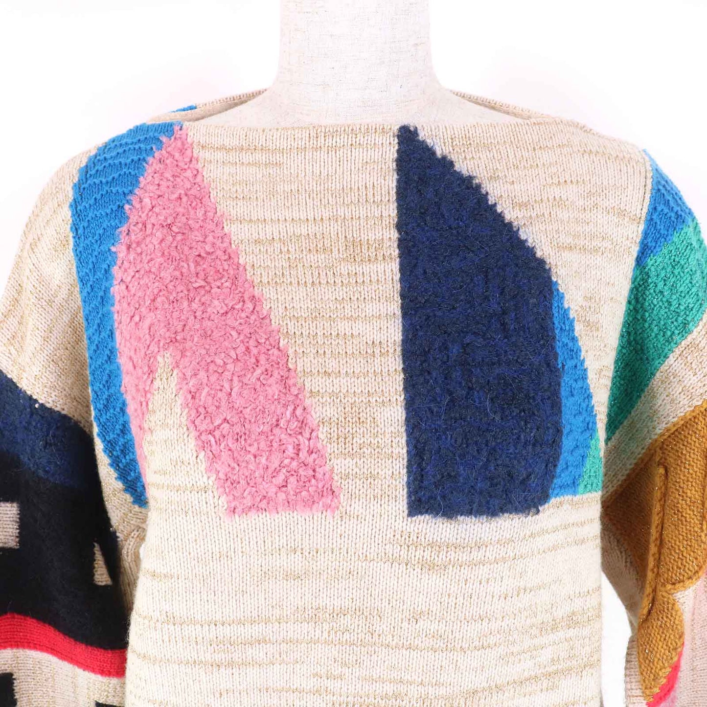 Chanel COCO MarkMetal Glitter Yarn Design cashmere knitwear