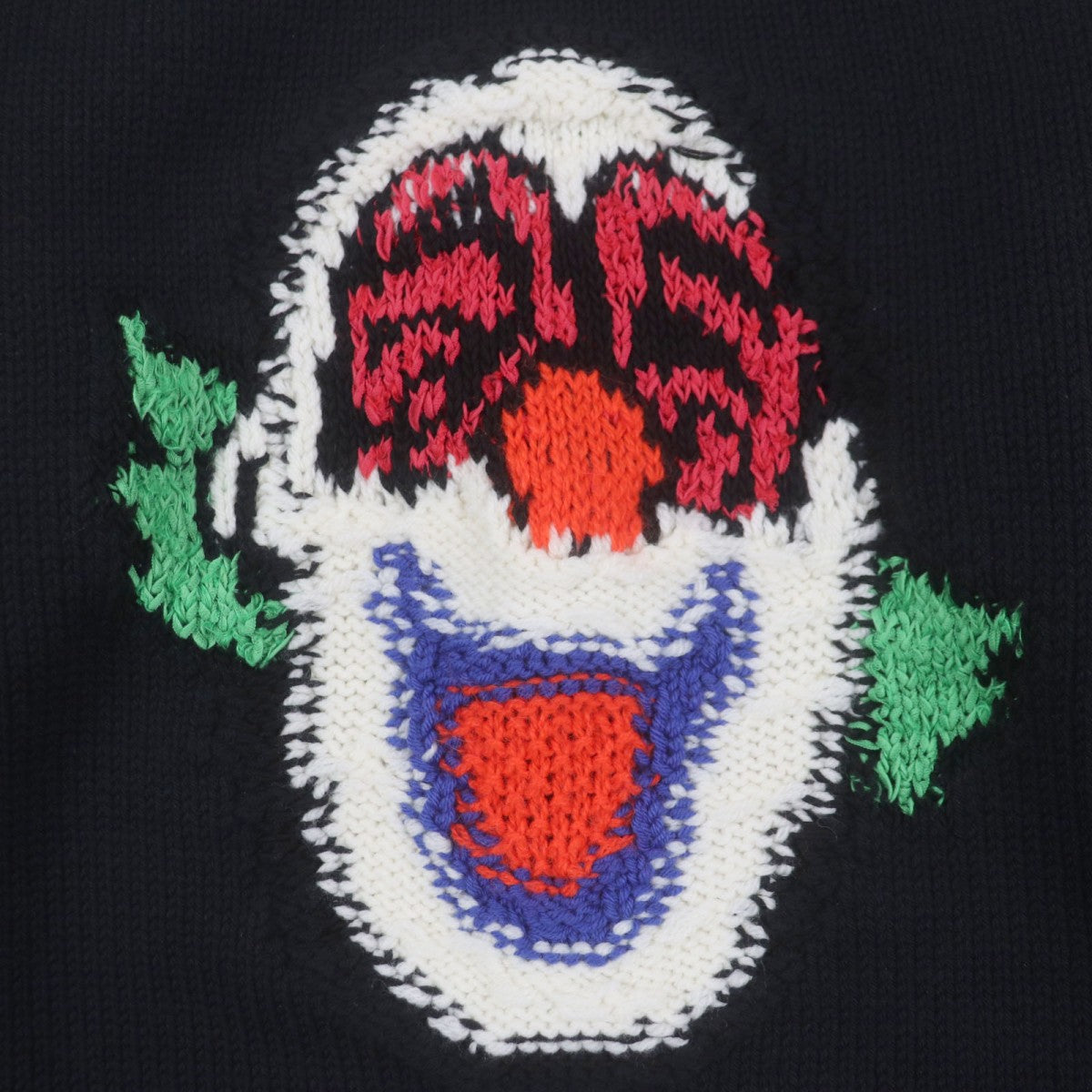 CELINE sweater 2A43L717M Main: 94% wool, 4% cotton, 1% acrylic, 1% nylon black mens XS