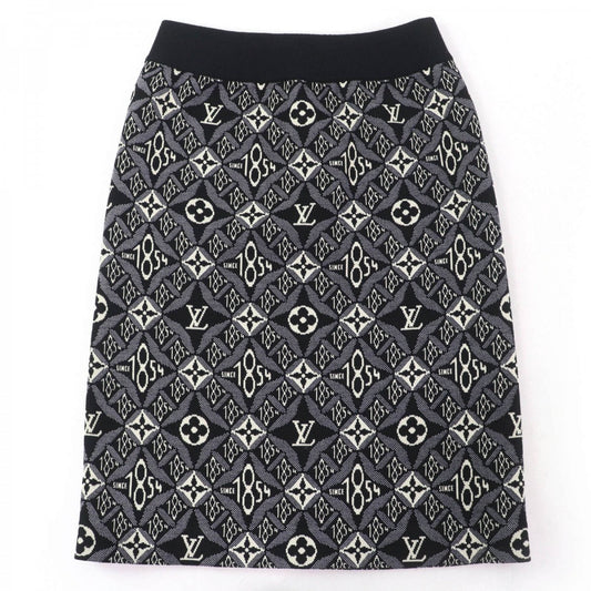 LOUIS VUITTON Tight Skirt Main: 62% wool, 37% nylon, 1% polyurethane Black type Women M