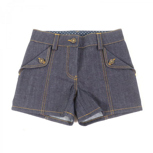 LOUIS VUITTON Shorts Main: 95% cotton, Main: 5% polyurethane Indigo Women 34