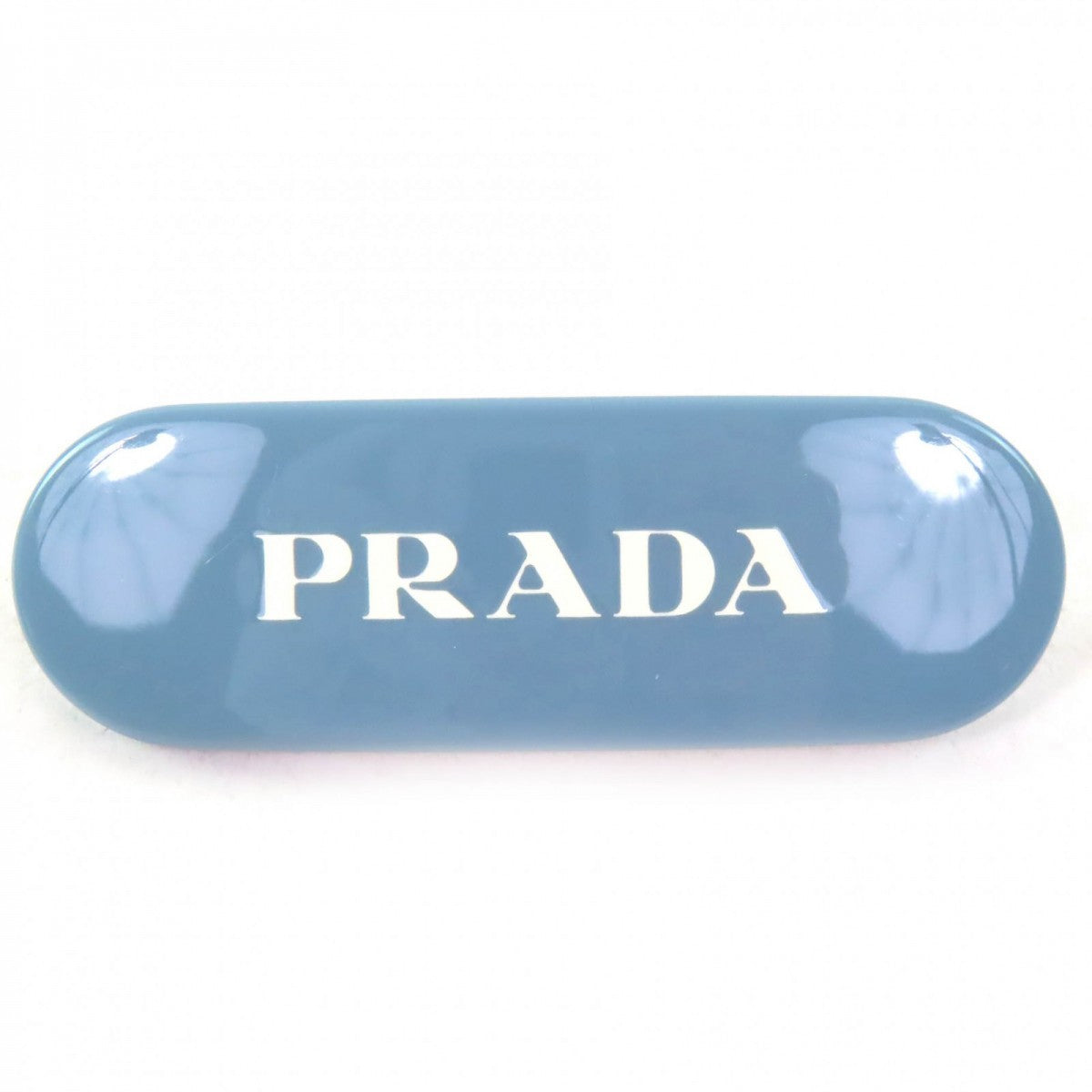 PRADA hair accessory 1IF108 Plastic, Metal Light blue Brex Women