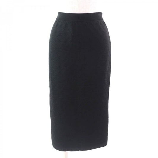 LOUIS VUITTON skirt Main: 65% silk, 33% nylon, 2% polyurethane black Women M