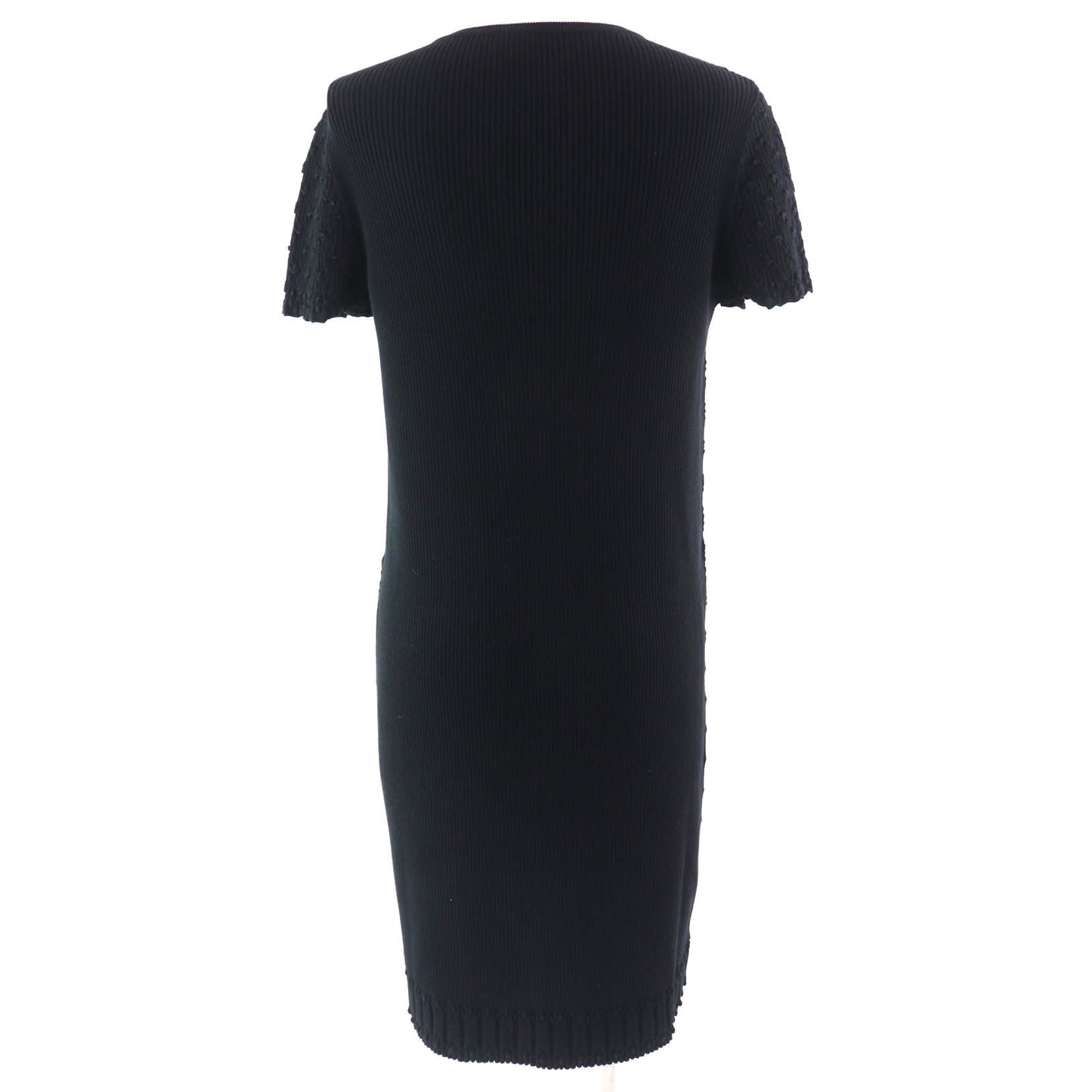 Chanel COCO Mark Metal All-Woven Pattern Dress