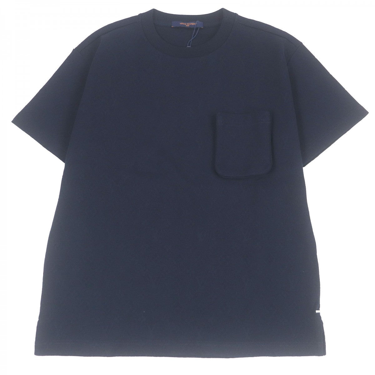 LOUIS VUITTON Short sleeve T-shirt 1AFBAF cotton Navy Piqué cotton T-shirt S