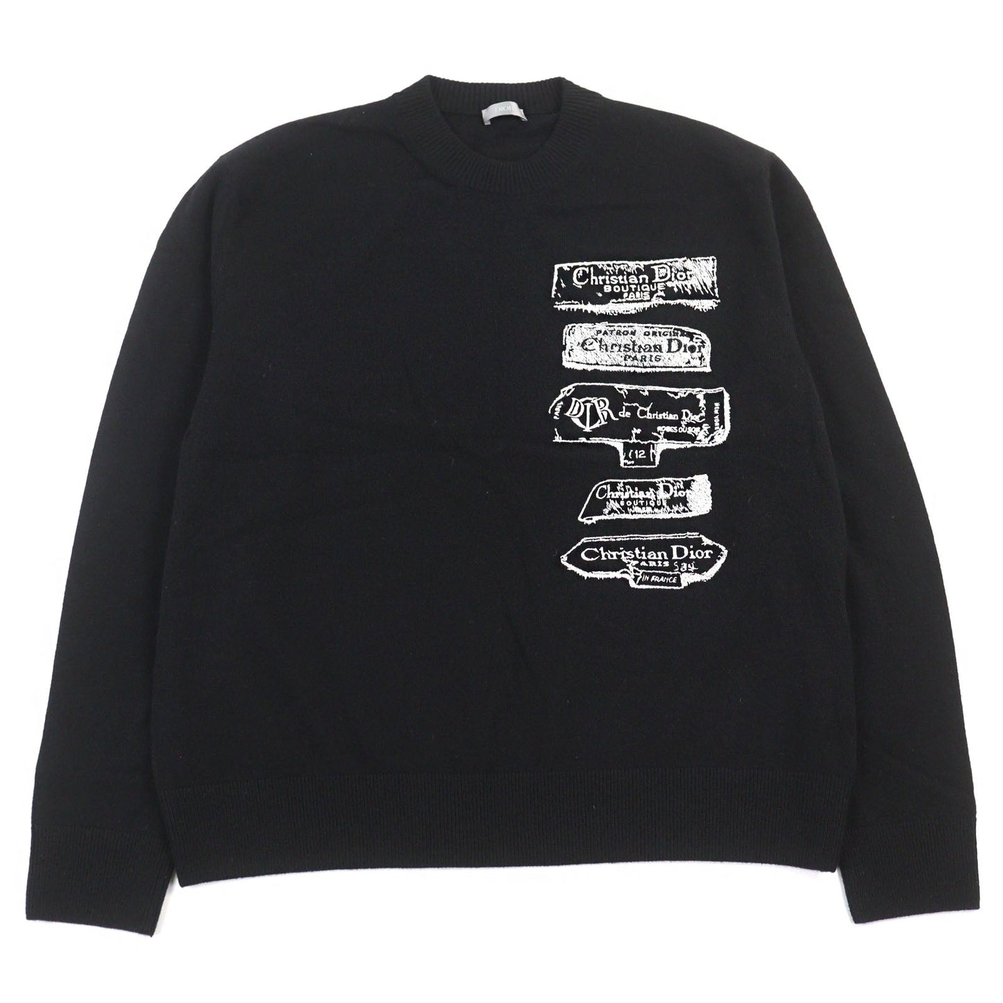 Dior Archives Labels Wool Knit