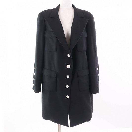 CHANEL Jacket 07P P31042V20717 wool black 46