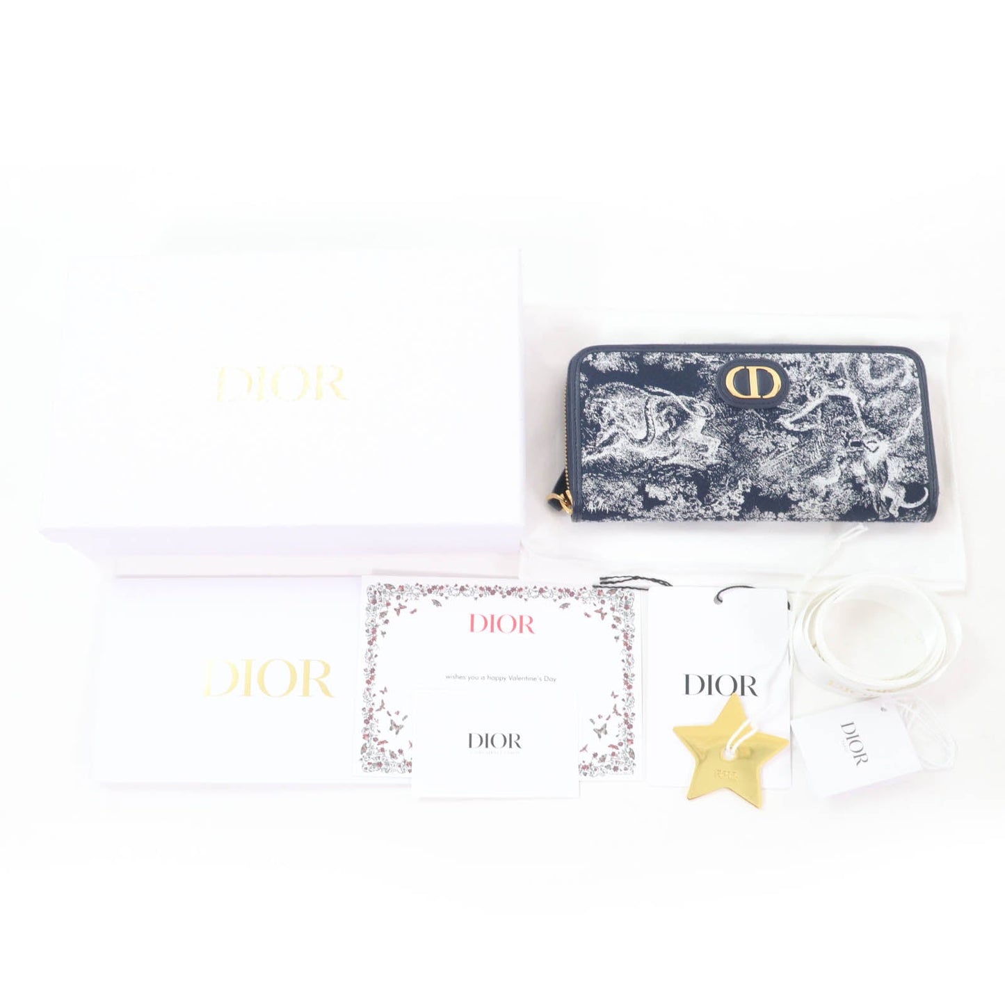 Christian Dior 30 Montaigne Voyageur Long Wallet