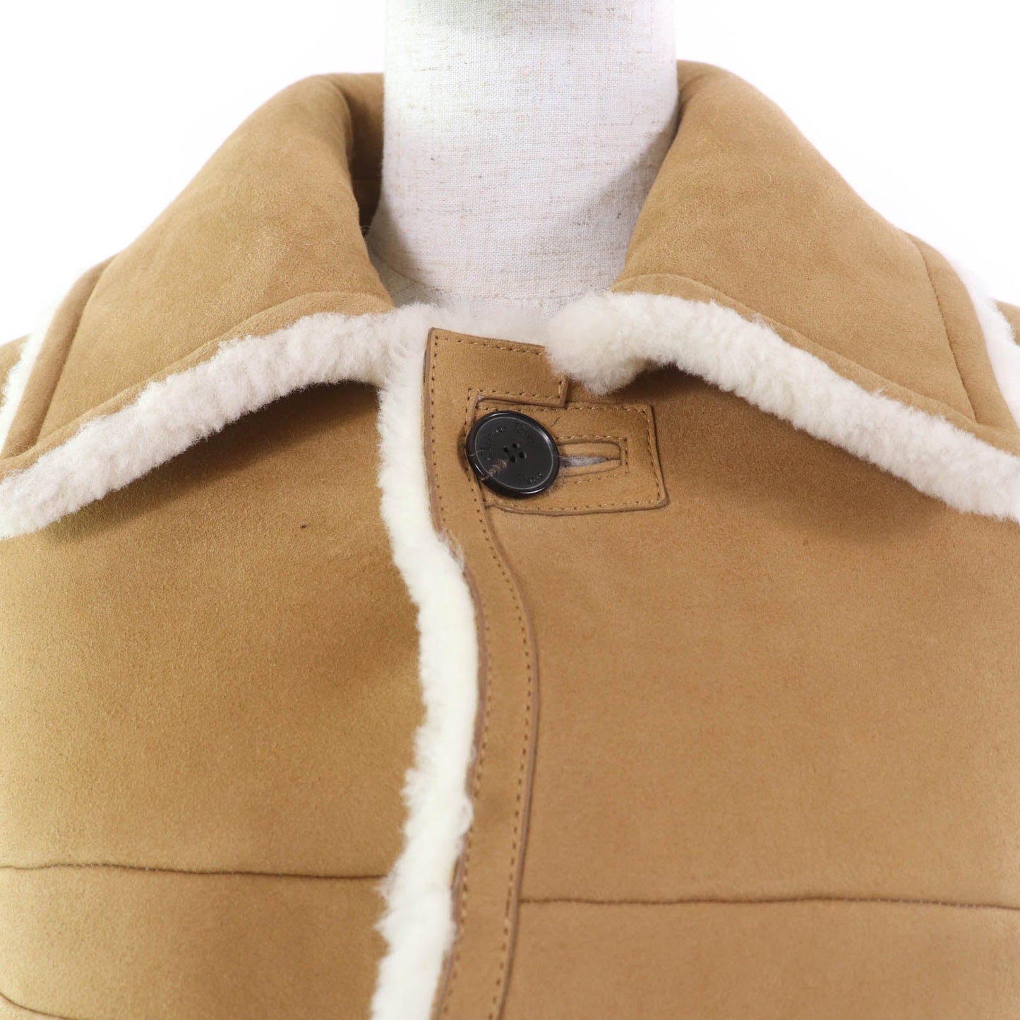 Christian Dior Mouton Bee embroidered Shearling Coat