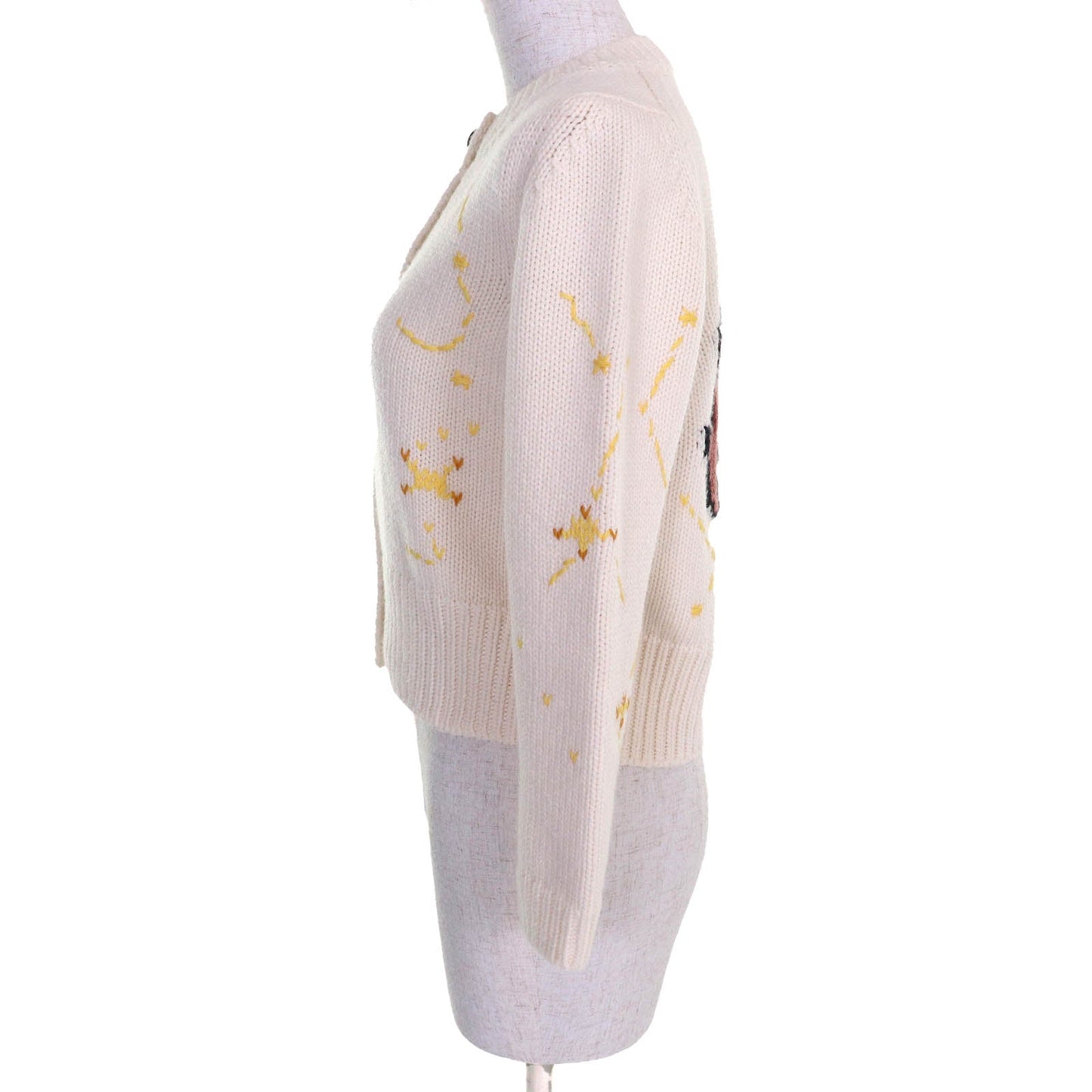 Christian Dior Pixel Zodiac Leo Logo Cardigan